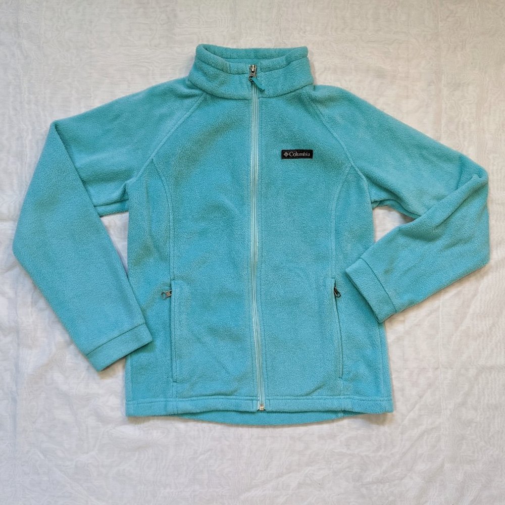 Columbia Teal Zipper Jacket L 10 / 12